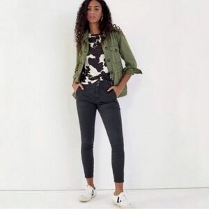 Anthropologie Pilcro High Rise Darted Skinny Jeans Charcoal Gray